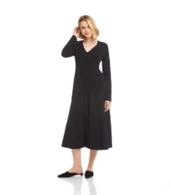 Kate V-Neck Midi Travel Dress 10 Kate V-Neck Midi Travel Dress -Ghost London 3L51500 BLK karenkane 2025 fall 00 1 37d11edf 4dd0 4157 b19c 5bf75bdc325a