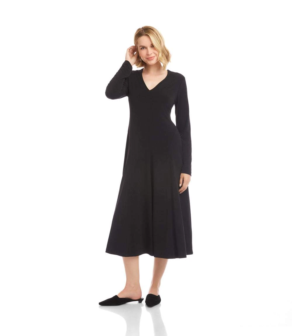 Kate V-Neck Midi Travel Dress 5 Kate V-Neck Midi Travel Dress - Image 3