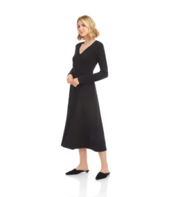 Kate V-Neck Midi Travel Dress 11 Kate V-Neck Midi Travel Dress -Ghost London 3L51500 BLK karenkane 2025 fall 00 2 ccad5db9 2b77 488f 9588 9327a9afe1f4