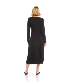Kate V-Neck Midi Travel Dress 12 Kate V-Neck Midi Travel Dress -Ghost London 3L51500 BLK karenkane 2025 fall 00 3 7b960eee 6760 4989 9148 baa6f7345368