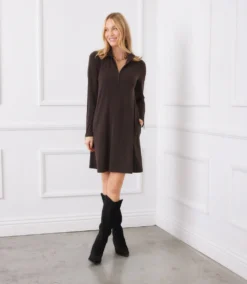 Petite Size Zip-Up Travel Dress