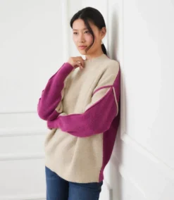 Colorblock Mock Neck Sweater 20 Colorblock Mock Neck Sweater -Ghost London 3L89130 OMO karenkane 2025 fall 00 5