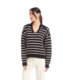 Stripe Polo Sweater -Ghost London 3L89974 BEC karenkane 2025 fall 00 4