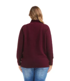 Plus Size Shawl Collar Sweater -Ghost London 3N89159W WIN karenkane 2025 fall 00 3