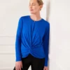 Twist Front Top -Ghost London 4L14006 ROY karenkane 2024 winter 00