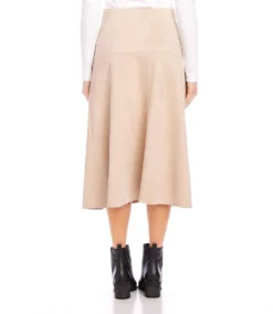 Faux Suede Midi Skirt -Ghost London 4L47209 ALM karenkane 2024 winter 00 3