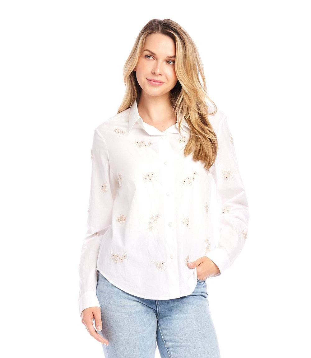 Embellished Button Up Shirt 4 Embellished Button Up Shirt - Image 2