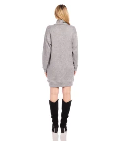 Faux Wrap Turtleneck Dress 10 Faux Wrap Turtleneck Dress -Ghost London 4L57502 GRA karenkane 2024 winter 00 3