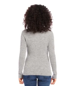 Wide Ribbed Crewneck Sweater 10 Wide Ribbed Crewneck Sweater -Ghost London 4L89882 GRA karenkane 2024 winter 00 3