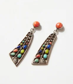 Sterling Silver Turquoise And Gemstone Collar Set -Ghost London 5C2F3658 5CC2 4D77 A2A4 EB311EB12DA6