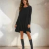 Petite Size Long Sleeve Maggie Dress -Ghost London 690ad3d3643c6f10f25c6e37175dea2f