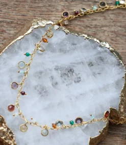 Multi Color Gemstone Necklace -Ghost London 8C7EBEC7 AFE6 4D4B 8267 6EB24C257603