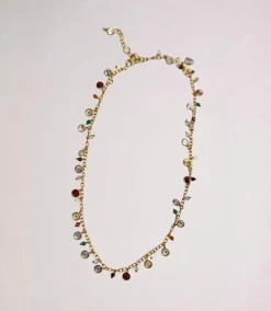 Multi Color Gemstone Necklace -Ghost London 8EAB46EB B6FB 4997 B57D 50A9F8DFF64F