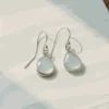 Faceted Aquamarine Teardrop Earrings -Ghost London 8ECAF149 649F 4870 988B 19D605B0F8A7