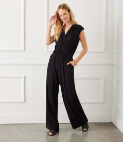 Sleeveless Travel Jersey Jumpsuit