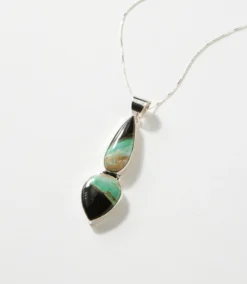 Opalized Petrified Wood Pendant Necklace