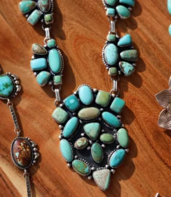 Calico Lake Turquoise Sterling Silver Necklace 20 Calico Lake Turquoise Sterling Silver Necklace -Ghost London B0B15740 9FC7 4F24 ADB6 3CD73DC8D2C9