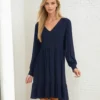 Long Sleeve Tiered Dress -Ghost London B34B9EAF 4E6D 4A09 AF7E F04E79071FA0