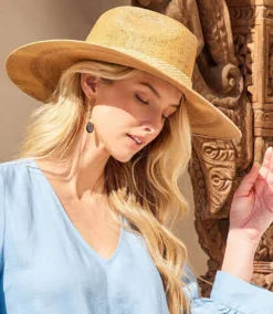 Wide Brim Palm Leaf Hat -Ghost London B43905C5 8A3D 4723 9B50 EB649FB32B57