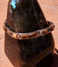 Boulder Turquoise Inlay Bracelet -Ghost London C6AD6FFB 1F56 4EA4 BEEE 03B7BF068318