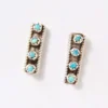 Turquoise Bar Stud Earrings 2 Turquoise Bar Stud Earrings -Ghost London C6AF3305 CBC5 4695 AA09 E4EBB88EAB6F