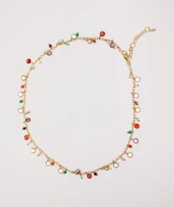 Multi Color Gemstone Necklace -Ghost London CC95EB1D 6735 4339 99DA 545618741CED scaled