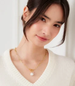 Pearl Toggle Necklace 13 Pearl Toggle Necklace -Ghost London CC97280D BB9D 4DD7 B309 318D4A595808