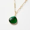 Emerald Quartz Pendant Necklace -Ghost London D81927AB C8E7 43F1 8338 AF86EFCB6951