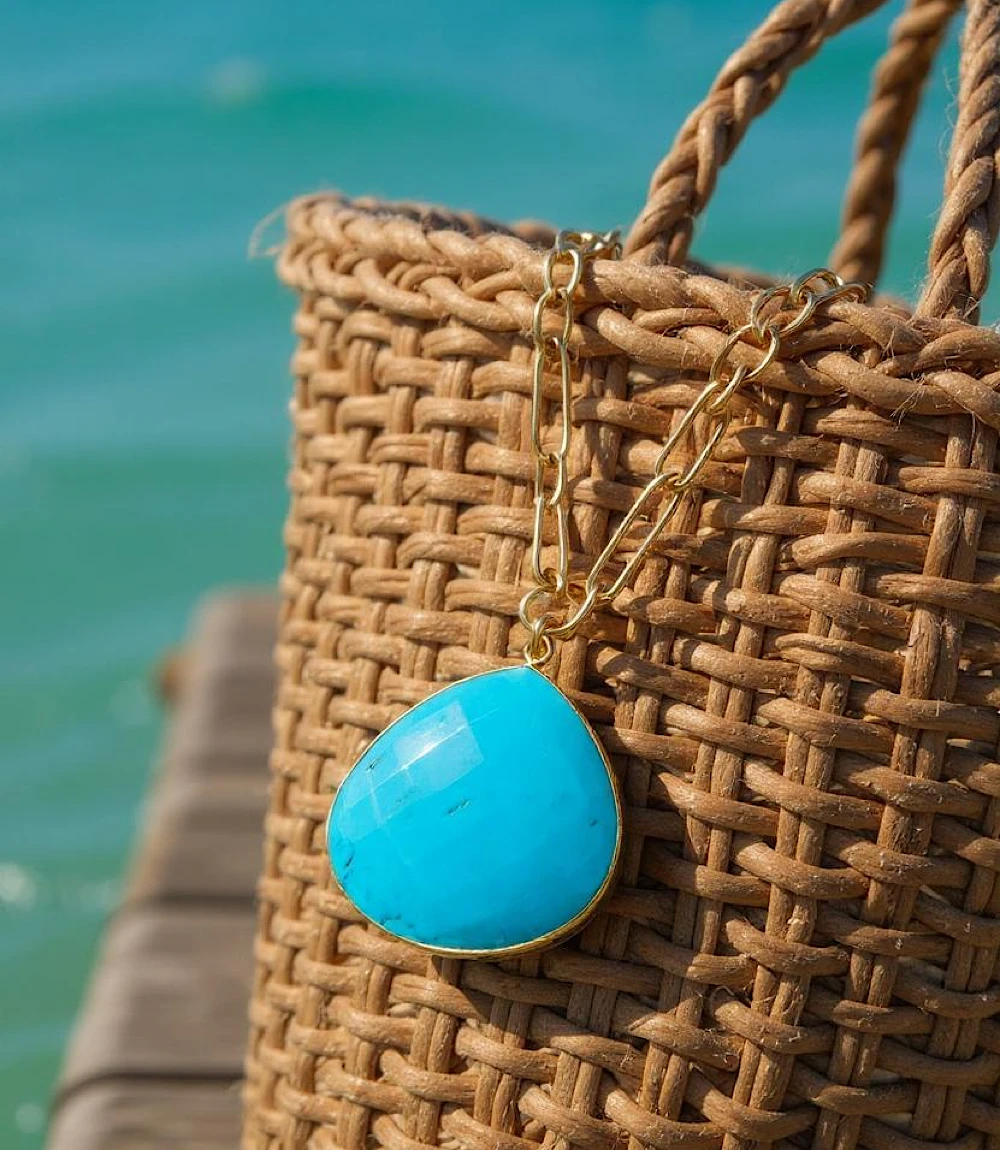 Turquoise Pendant Necklace 3 Turquoise Pendant Necklace