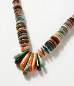 Santo Domingo Turquoise Beaded Necklace