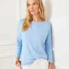 3/4 Sleeve Boatneck Top