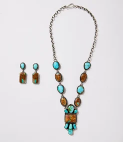 Sonoran Mountain And Boulder Turquoise Necklace & Earring Set 13 Sonoran Mountain And Boulder Turquoise Necklace & Earring Set -Ghost London E6C5D1C0 FA92 405E A0E7 C95430A22AD9 scaled