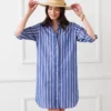Roll Tab Stripe Shirtdress -Ghost London E89BB865 0156 4F61 B559 5551380E8838