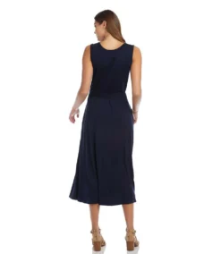 Sleeveless Artisan Dress 10 Sleeveless Artisan Dress -Ghost London L13001 navy 002 a9ad8279 6715 4a6d bd99 02ec7450af76