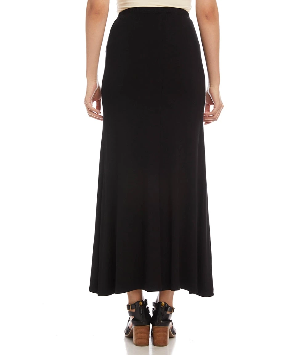 Pull On Maxi Flare Skirt 4 Pull On Maxi Flare Skirt - Image 2