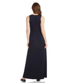 V-Neck Maxi Dress 9 V-Neck Maxi Dress -Ghost London L13791 navy 002 8b4668d9 e4b0 4062 84e9 1db2d590af35