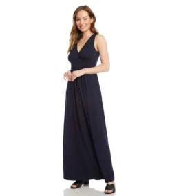 V-Neck Maxi Dress 10 V-Neck Maxi Dress -Ghost London L13791 navy 003 98acf53f 9f9f 4599 b18f 2a1805258e9b