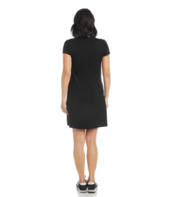 Quinn V-Neck Pocket Dress 11 Quinn V-Neck Pocket Dress -Ghost London L14244 BLK 0077 6f7f4ef2 d8dc 44ac 97a6 c327d6d2c362