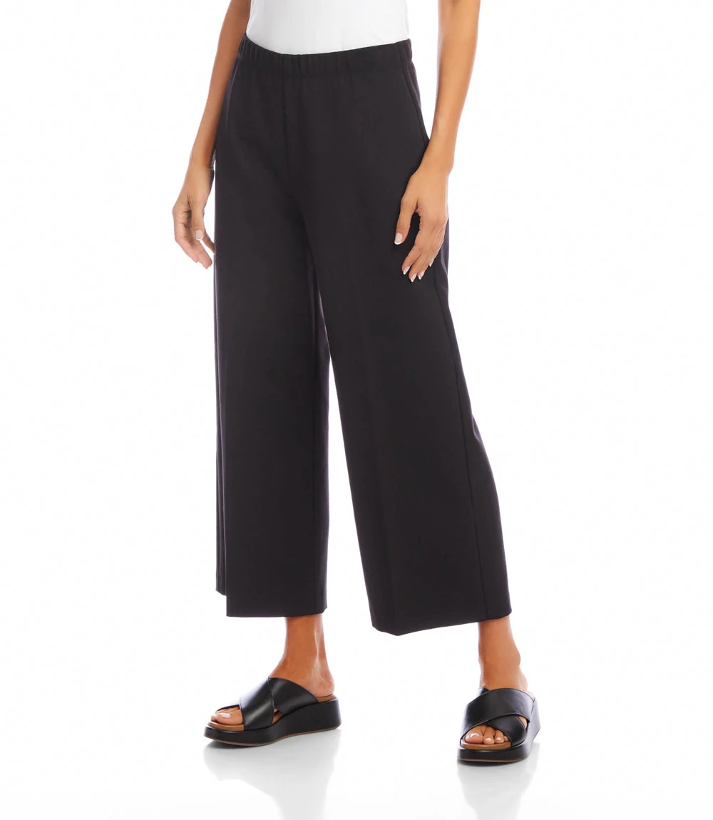 Cropped Wide-Leg Pants 4 Cropped Wide-Leg Pants - Image 2