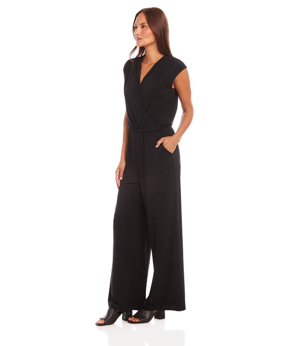 Petite Size Sleeveless Travel Jersey Jumpsuit 6 Petite Size Sleeveless Travel Jersey Jumpsuit - Image 4