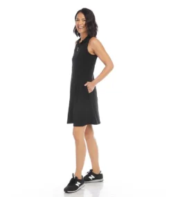 Sleeveless Zip-Up Travel Dress -Ghost London L51537 BLK 0693 f86d8b30 26f6 42d6 92ea 50927c4de118