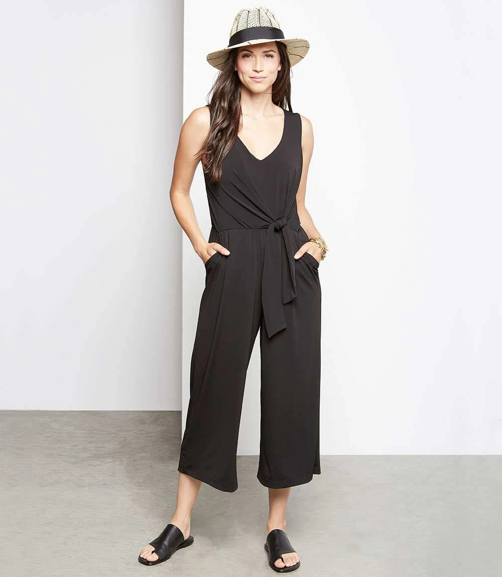 Tie-Front Travel Jumpsuit 4 Tie-Front Travel Jumpsuit - Image 2