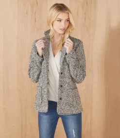 Petite Size Tweed Blazer