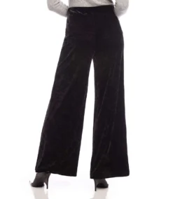 Crushed Velvet Pants -Ghost London karenkane 2024 fall 3L09401 BLK 00 1