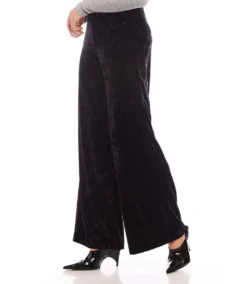 Crushed Velvet Pants -Ghost London karenkane 2024 fall 3L09401 BLK 00 3
