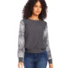 Sequin Sleeve Top -Ghost London karenkane 2024 fall 3L22006 DHG 00 1
