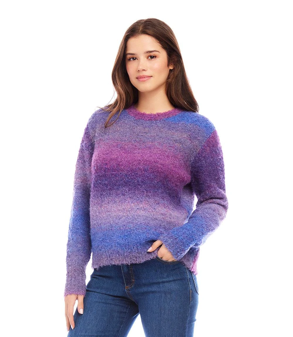 Petite Size Ombre Boucle Sweater 5 Petite Size Ombre Boucle Sweater - Image 3
