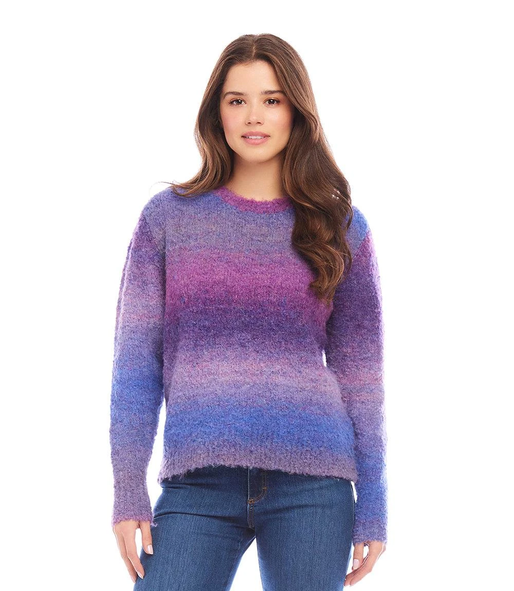 Ombre Boucle Sweater 4 Ombre Boucle Sweater - Image 2