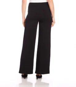 Luna Wide Leg Pants -Ghost London karenkane 2024 fall L08700 BLK 003