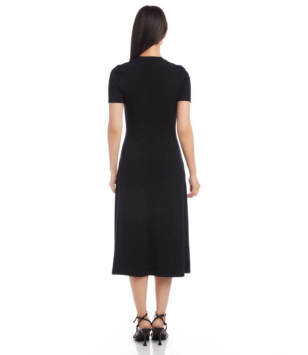 Petite Size Asymmetric Front-Slit Dress 6 Petite Size Asymmetric Front-Slit Dress - Image 4